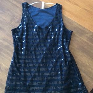 Xhilaration black sequin mini dress